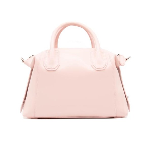 Small Antigona Soft Satchel Pink Leather Shoulder Bag - Picture 7 of 12